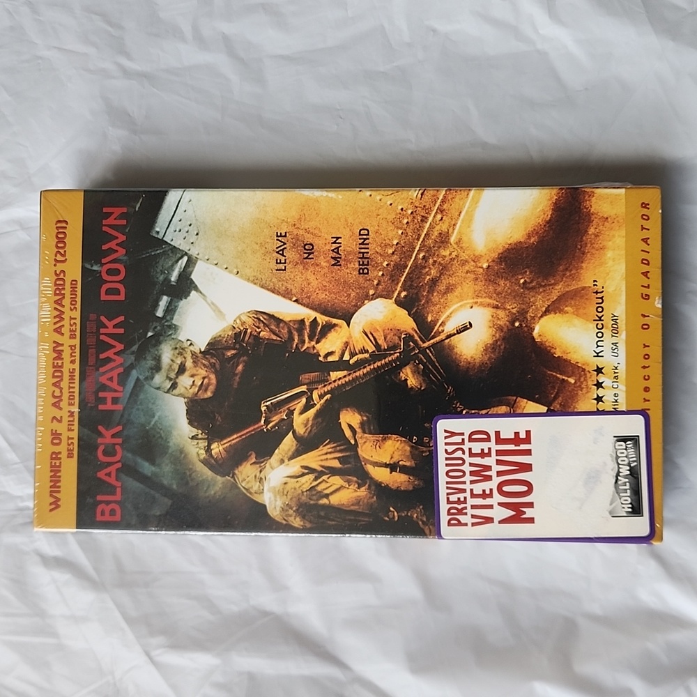 3 for $9 Black Hawk Down - Previously Viewed VHS Tape